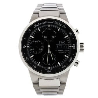 IWC Schaffhausen GST Chronograph Day-Date Automatic Watch Stainless Steel 40