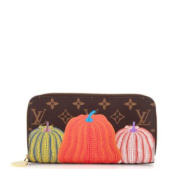 Louis Vuitton Zippy Wallet Yayoi Kusama Pumpkins Monogram Canvas