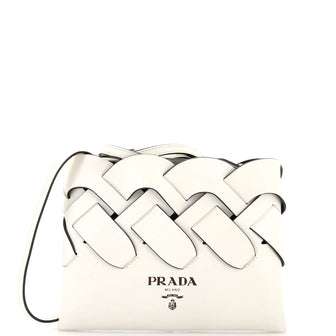 Prada Tress Clutch Leather Small