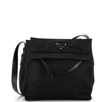 Prada Front Pocket Messenger Bag Tessuto Medium