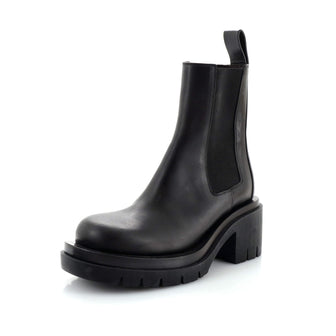 Bottega Veneta Women's Lug Heeled Chelsea Boots Leather