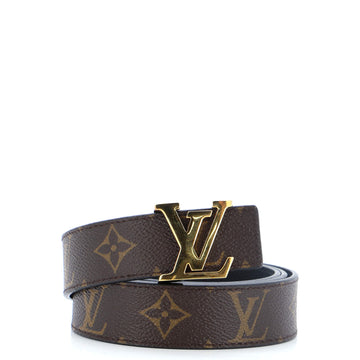 Louis Vuitton LV Initiales Belt Monogram Canvas Thin