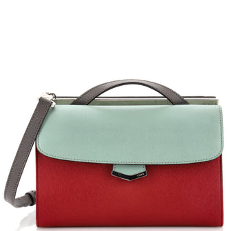 Fendi Demi Jour Satchel Leather