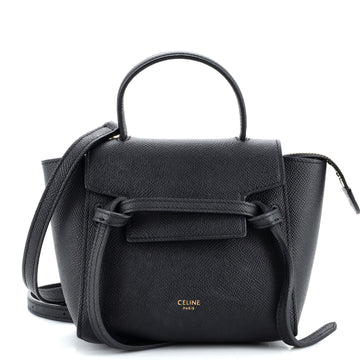 Celine Belt Bag Textured Leather Nano