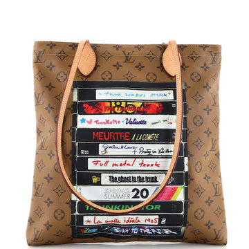 Louis Vuitton Carry It Tote Limited Edition Video Tape Reverse Monogram Canvas