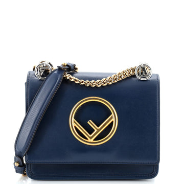 Fendi Kan I F Shoulder Bag Leather Small