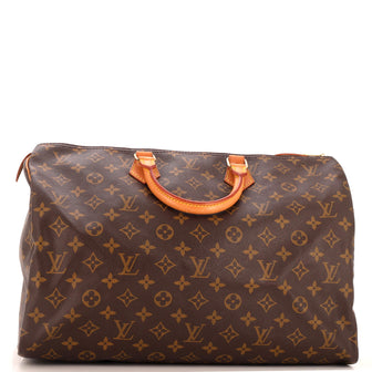 Louis Vuitton Speedy Handbag Monogram Canvas 40