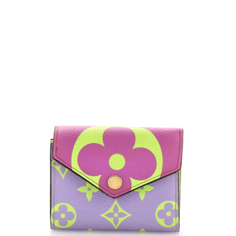 Louis Vuitton Zoe Wallet Limited Edition Colored Monogram Giant