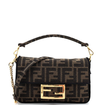 Fendi Baguette NM Bag Zucca Canvas Mini