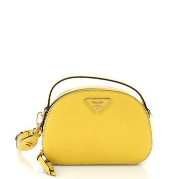Prada Odette Top Handle Bag Saffiano Leather Small