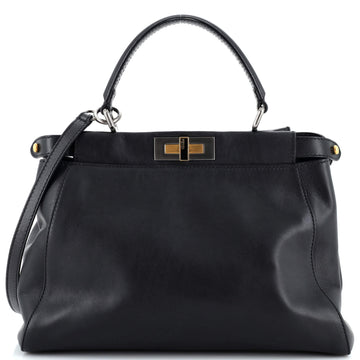 Fendi Peekaboo Bag Soft Leather Regular