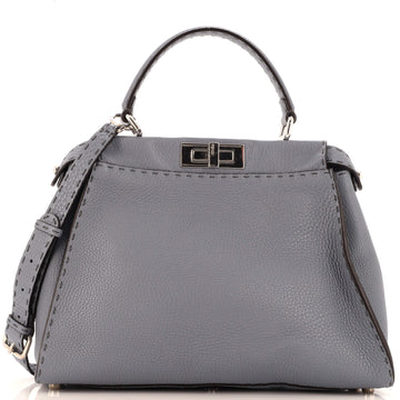 Fendi Selleria Peekaboo Bag Rigid Leather Regular
