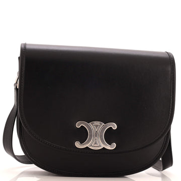 Celine Besace Triomphe Shoulder Bag Leather Medium