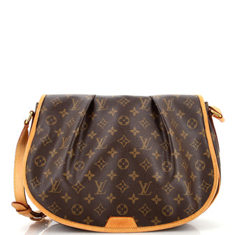 Louis Vuitton Menilmontant Handbag Monogram Canvas MM