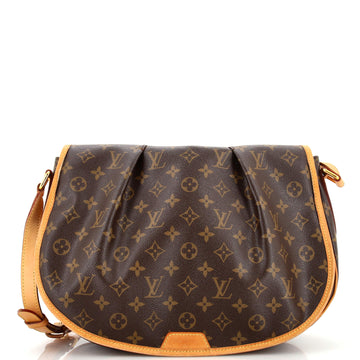 Louis Vuitton Menilmontant Handbag Monogram Canvas MM