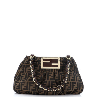 Fendi Mia Tote Zucca Canvas Small