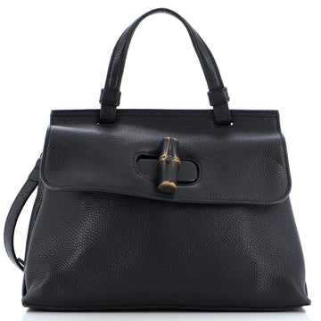 Gucci Bamboo Daily Top Handle Bag Leather Medium