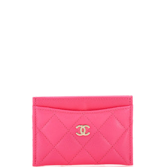 Chanel Classic Card Holder Quilted Caviar