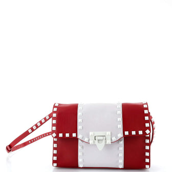 Valentino Garavani Free Rockstud Flip Lock Flap Bag Leather Medium