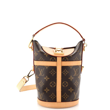 Louis Vuitton Duffle Handbag Monogram Canvas
