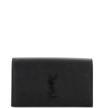 Saint Laurent Classic Monogram Clutch Leather