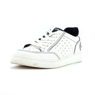 Chanel Women's Logo Low-Top Sneakers Leather