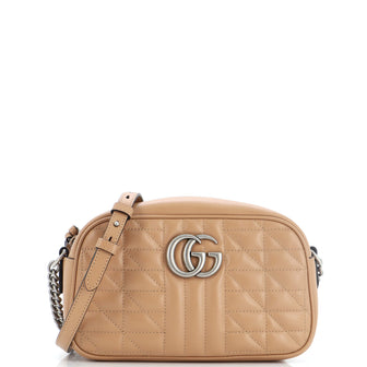 Gucci GG Marmont Shoulder Bag Mixed Matelasse Leather Small