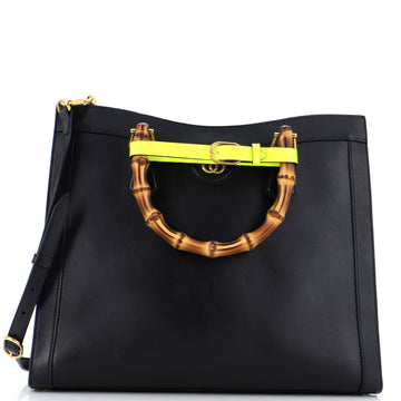 Gucci Diana NM Bamboo Handle Tote Leather Medium