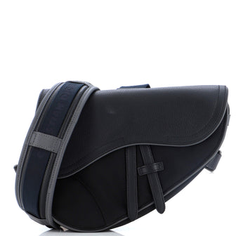 Christian Dior x Sacai Saddle Crossbody Bag Technical Fabric and Leather