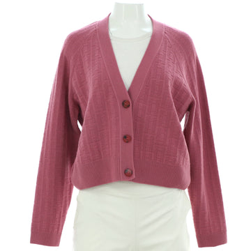 Hermes Women's H Pattern V-Neck Cardigan Wool