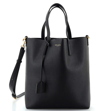 Saint Laurent Shopper Tote Leather Toy