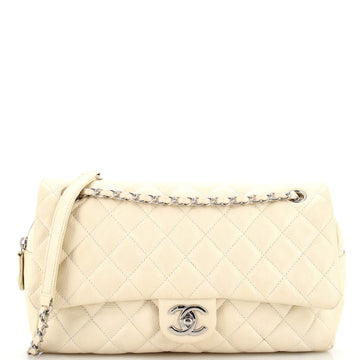 Chanel Easy Flap Bag Quilted Caviar Jumbo