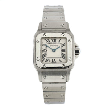 Cartier Santos de Cartier Galbee Quartz Watch Stainless Steel 24