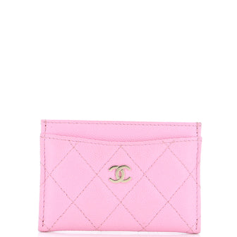 Chanel Classic Card Holder Quilted Caviar