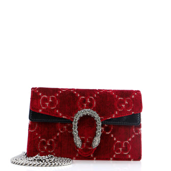 Gucci Dionysus Bag GG Velvet Super Mini