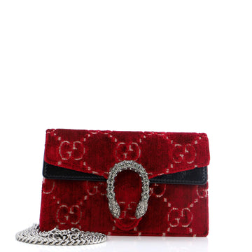 Gucci Dionysus Bag GG Velvet Super Mini