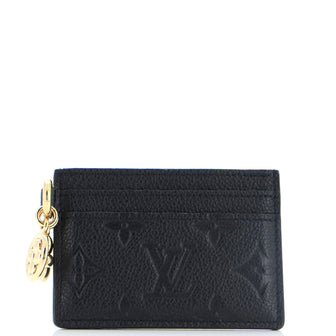 Louis Vuitton LV Charms Card Holder Monogram Empreinte Leather