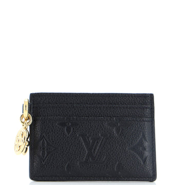 Louis Vuitton LV Charms Card Holder Monogram Empreinte Leather