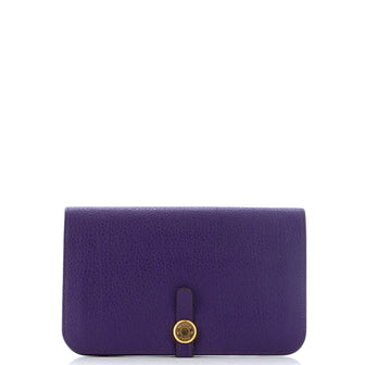 Hermes Dogon Duo Combined Wallet Leather