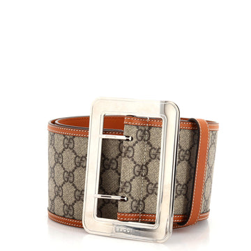 Gucci Lunar New Year Belt GG Coated Canvas Wide