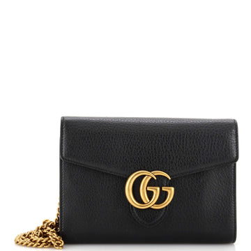 Gucci GG Marmont Chain Wallet Leather Mini