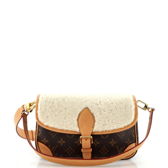 Louis Vuitton Diane NM Handbag Monogram Canvas with Shearling