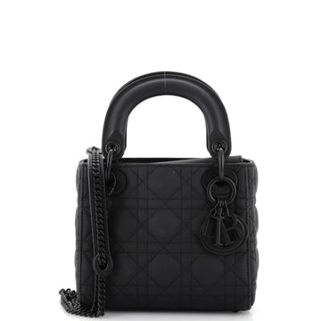 Christian Dior Ultra Matte Lady Dior Chain Bag Cannage Quilt Calfskin Mini
