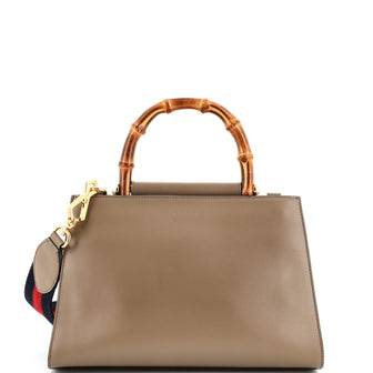 Gucci Nymphaea Top Handle Bag Leather Small
