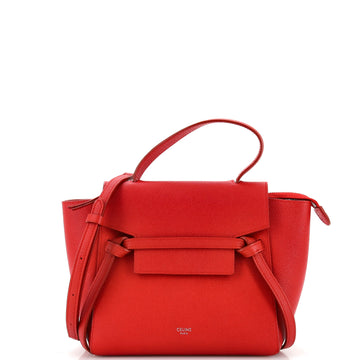 Celine Belt Bag Textured Leather Nano