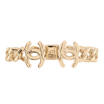 Chanel CC Chain Link Cuff Bracelet Metal