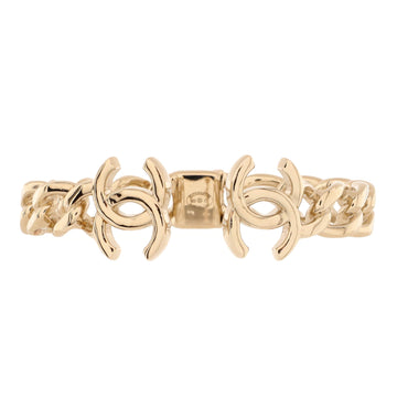 Chanel CC Chain Link Cuff Bracelet Metal