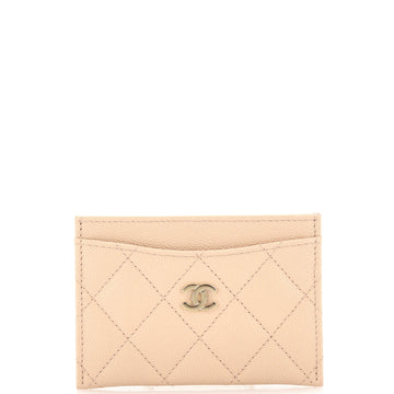 Chanel Classic Card Holder Quilted Caviar