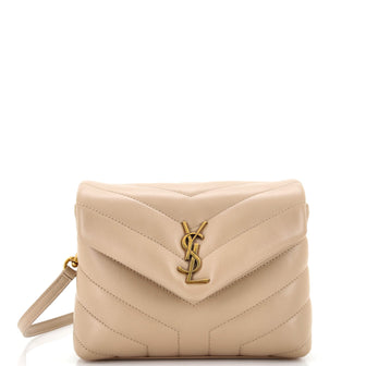 Saint Laurent Loulou Shoulder Bag Matelasse Chevron Leather Toy