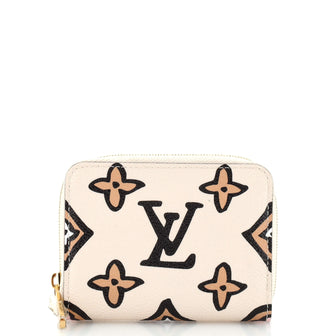 Louis Vuitton Zippy Coin Purse Wild at Heart Monogram Giant